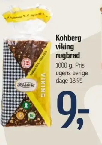 Føtex Kohberg viking rugbrød tilbud