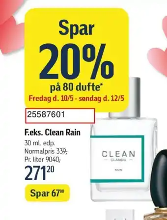 Føtex F.eks. Clean Rain tilbud