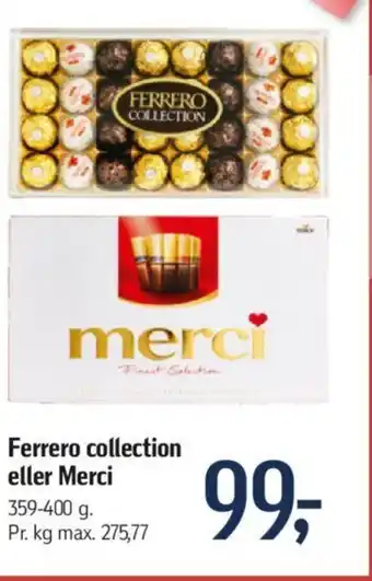 Føtex Ferrero collection eller Merci tilbud