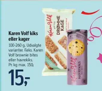 Føtex Karen Volf kiks eller kager tilbud