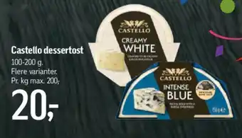 Føtex Castello dessertost tilbud