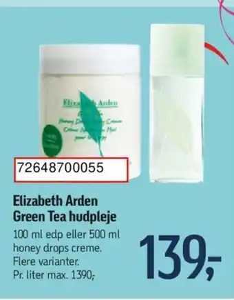 Føtex Elizabeth Arden Green Tea hudpleje tilbud