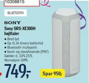 Føtex Sony SRS-XE300H højttaler tilbud