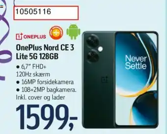 Føtex OnePlus Nord CE 3 Lite 5G 128GB tilbud