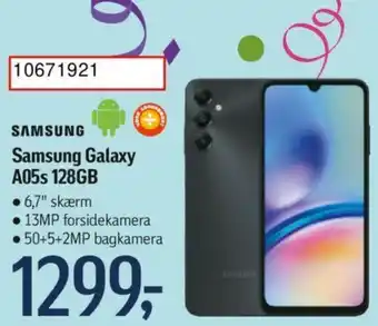 Føtex Samsung Galaxy A05s 128GB tilbud