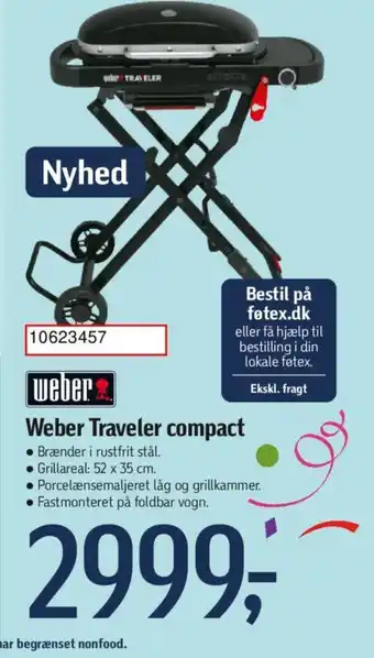 Føtex Weber Traveler compact tilbud