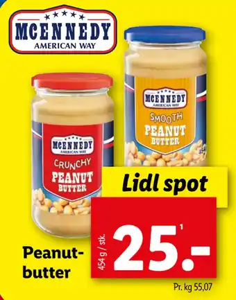 Lidl Peanutbutter tilbud