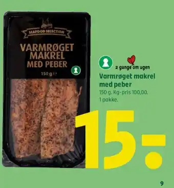 Coop 365 Varmrøget makrel med peber tilbud