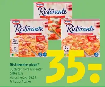 Coop 365 Ristorante pizza tilbud