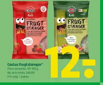 Coop 365 Castus frugtstænger tilbud