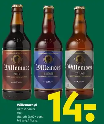 Coop 365 Willemoes øl tilbud