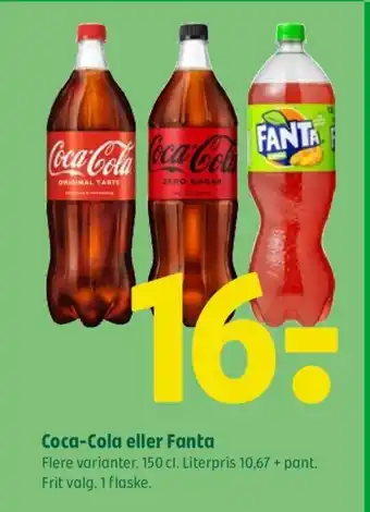 Coop 365 Coca-Cola eller Fanta tilbud