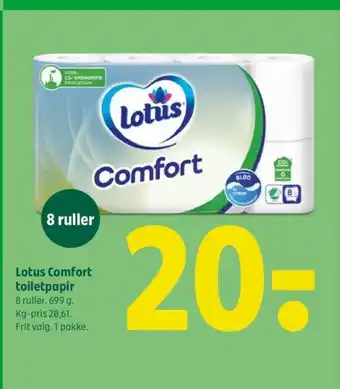 Coop 365 Lotus Comfort toiletpapir tilbud