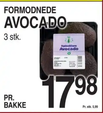 ABC Lavpris FORMODNEDE AVOCADO tilbud