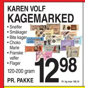 ABC Lavpris KAREN VOLF KAGEMARKED tilbud