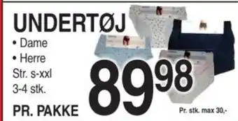 ABC Lavpris UNDERTØJ tilbud