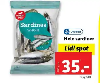 Lidl Hele sardiner tilbud