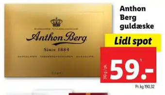 Lidl Anthon Berg guldæske tilbud