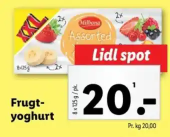 Lidl Frugt- yoghurt tilbud