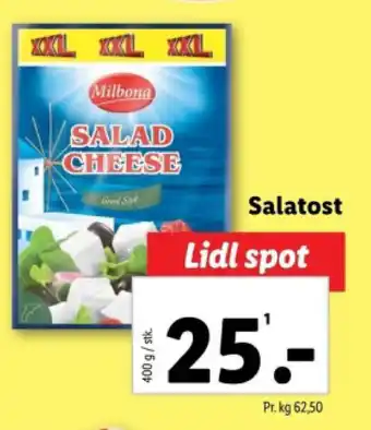 Lidl Salatost tilbud