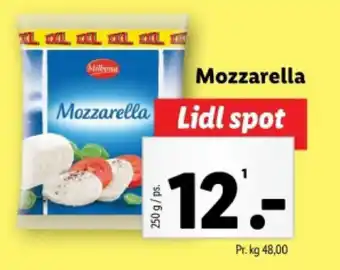 Lidl Mozzarella tilbud