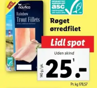 Lidl Røget ørredfilet tilbud