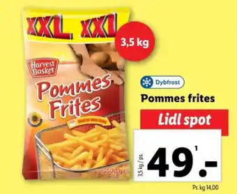 Lidl Pommes frites tilbud