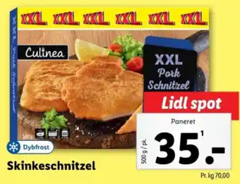 Lidl Skinkeschnitzel tilbud