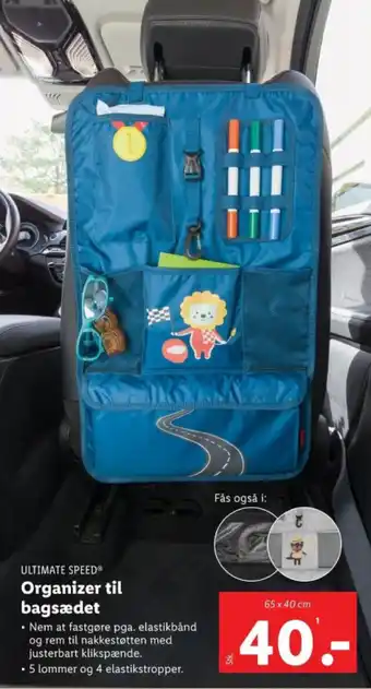 Lidl Organizer til bagsædet tilbud