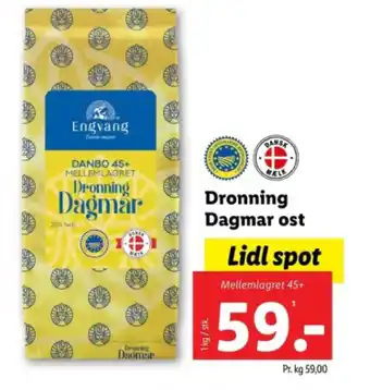 Lidl Dronning Dagmar ost tilbud