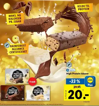 Lidl High Protein isbarer tilbud