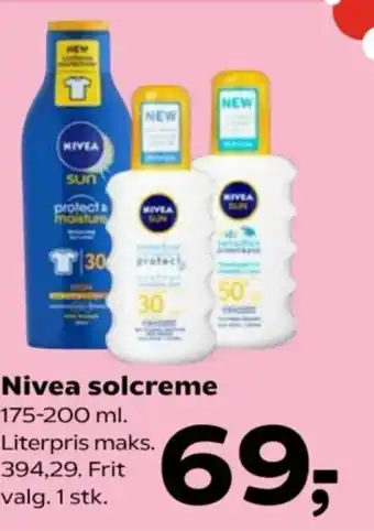 Kvickly Nivea solcreme tilbud