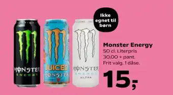 Kvickly Monster Energy tilbud