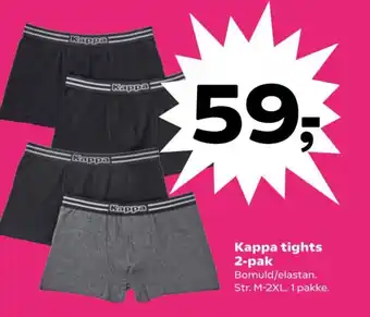 Kvickly Kappa tights 2-pak tilbud