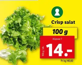 Lidl Crisp salat tilbud