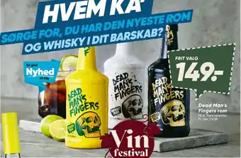 Bilka Dead Man's Fingers rom tilbud