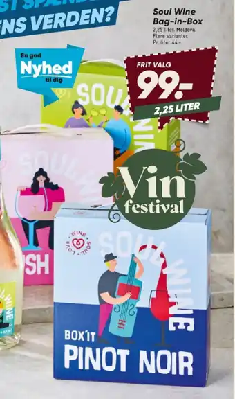 Bilka Soul Wine Bag-in-Box tilbud