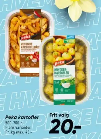 Bilka Peka kartofler tilbud