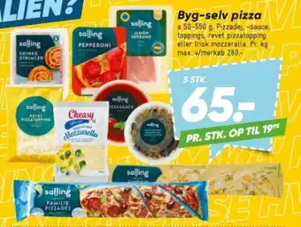 Bilka Byg-selv pizza tilbud