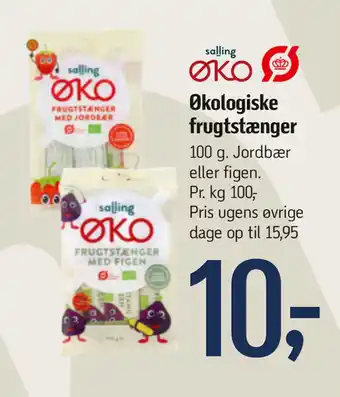 Føtex Økologiske frugtstænger tilbud