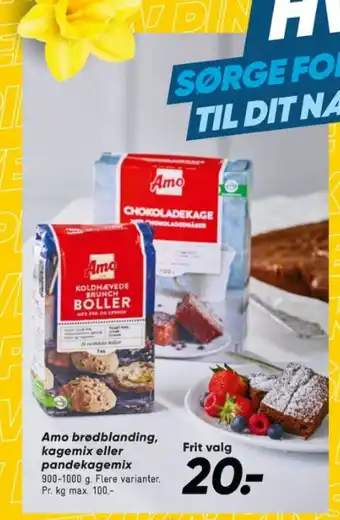 Bilka Amo brødblanding, kagemix eller pandekagemix tilbud