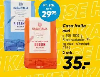 Bilka Casa Italia mel tilbud