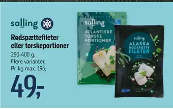 Føtex Rødspættefileter eller torskeportioner tilbud