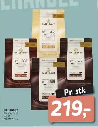 Fakta Tyskland Callebaut tilbud