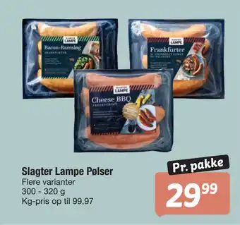 Slagter Lampe Pølser