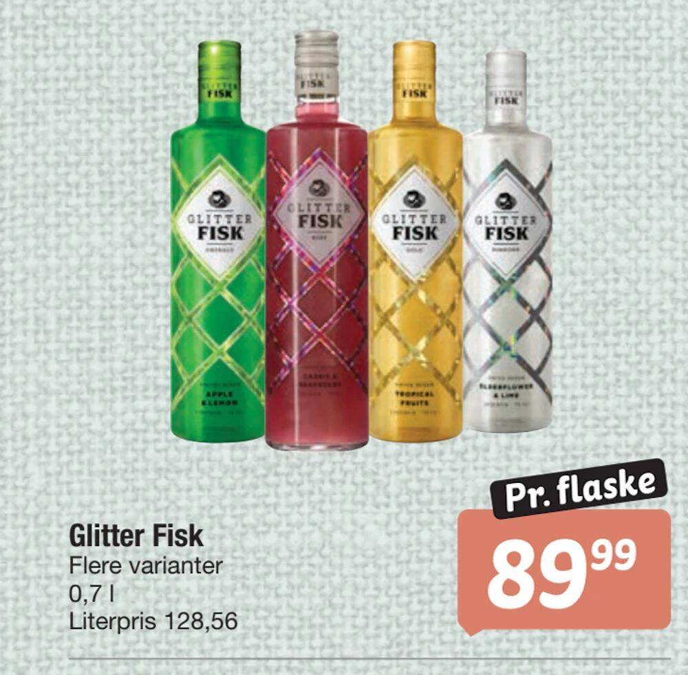 Glitter Fisk tilbud hos Fakta Tyskland