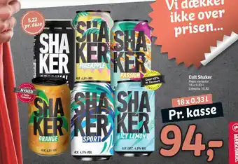 Fakta Tyskland Cult Shaker tilbud