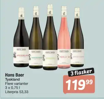 Fakta Tyskland Hans Baer tilbud