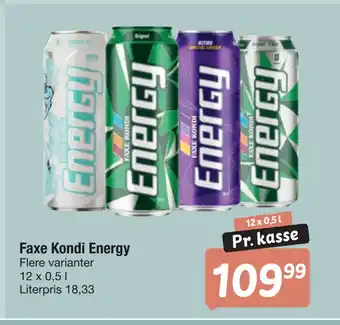 Fakta Tyskland Faxe Kondi Energy tilbud