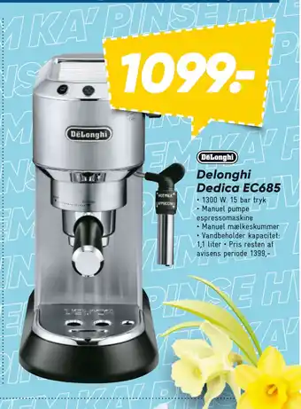 Bilka Delonghi Dedica EC685 tilbud